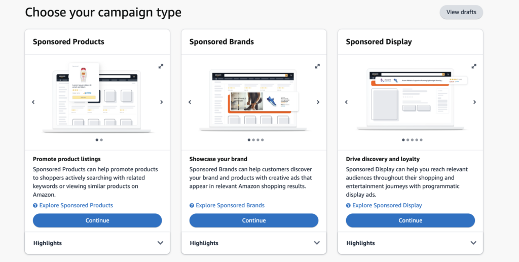 Creating campaign